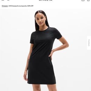 Athleta Classic Black Mini Dress
